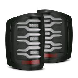 AlphaRex - AlphaRex 620030 Luxx Series LED Black Taillights for 14-18 Chevy Silverado - Image 1