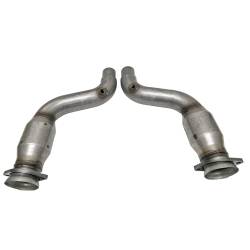 BBK Performance Parts - BBK 18562 1.875" Long Tube Headers Short Midpipe w/Cat for 16-20 Mustang GT350 - Image 1