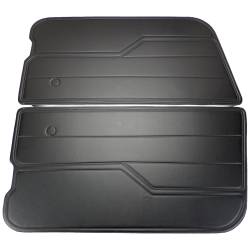 Crown Automotive Jeep Replacement - Crown 55008856K Black Door Panel Set for 82-95 CJ7/CJ8 YJ w/Full Steel Doors - Image 2