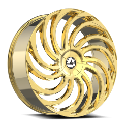 Azara - Azara Wheel AZA-53422953915NG AZA-534 22x9.5 5x115 5x120 15mm Gold - Image 1