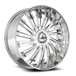 Azara - Azara Wheel AZX-1021882335C AZX-102 18x8 5x100/4.5 35mm Chrome - Image 1
