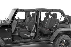 Diver Down - Diver Down 14167-2051 Seat Cover Black Neoprene Pair for 08-10 Wrangler JK 4DR - Image 1