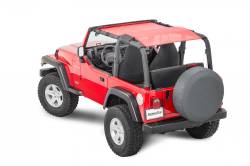 MasterTop - MasterTop 14220202 Mesh Bimini Top ShadeMaker Plus for 92-06 Jeep Wrangler YJ/TJ - Image 1