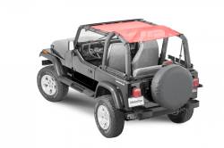 MasterTop - MasterTop 14220202 Mesh Bimini Top ShadeMaker Plus for 92-06 Jeep Wrangler YJ/TJ - Image 2