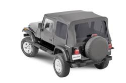 MasterTop - MasterTop 15601135 Full Top w/Door Skins Tint Glass Black Dia for 88-95 Wrangler - Image 1