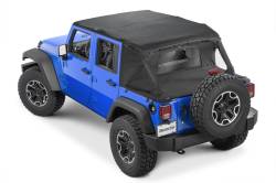 MasterTop - MasterTop 14810424 Cable Style Bimini Top Combo for 07-09 Jeep Wrangler JK 4dr - Image 1