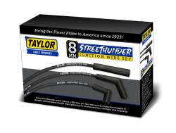 Taylor Cable - Taylor Cable 50051 8mm StreeThunder Spark Plug Wire Set 90-DEG Black Universal - Image 2