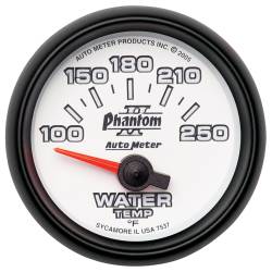 AutoMeter - AutoMeter 7537 Phantom II Electric Water Temperature Gauge 100-250-DEG F 2-1/16" - Image 1