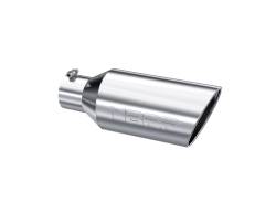 MBRP Exhaust - MBRP Exhaust T5126 T304 SS 4" In Single Wall Rolled Angle Cut 7" Outlet Tip - Image 1