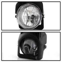 Spyder Auto - Spyder Auto Halogen Fog Lights Black/Clear 03-06 Sierra 1500/HD 5020857 - Image 3