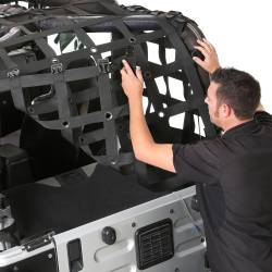Smittybilt - Smittybilt 561135 C-RES2 Cargo Restraint System Net Black for 97-06 Wrangler TJ - Image 2
