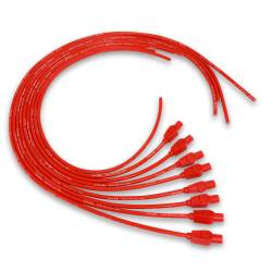 Taylor Cable - Taylor Cable 73255 8mm Spiro-Pro Spark Plug Wire Set Red 180-DEG Universal - Image 4