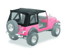 Bestop 55799-15 Replace-A-Top Supertop Black Denim for 76-78 Jeep CJ7/YJ
