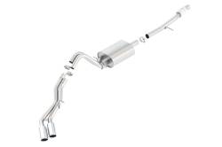Borla - Borla 140558 Touring Cat-Back Exhaust Dual Right RR Exit for 15-20 Suburban 5.3 - Image 1
