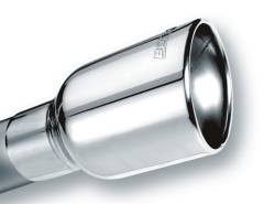 Borla - Borla Exhaust 20155 Univ 7" Long Tip 2.5" In 4.25" x 3.5" Single Oval Rolled Out - Image 1