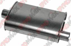 Dynomax - Dynomax Thrush Turbo Muffler 2.5" In 2.5" Out Offset/Center 17715 - Image 1