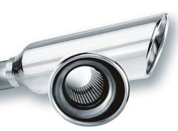Borla - Borla Exhaust 20248 Polished SS Universal Tip 2.25" Inlet 4" Outlet - Image 1