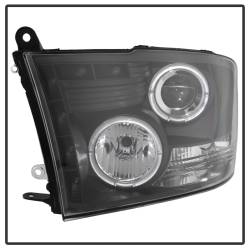 Spyder Auto - Spyder Auto 5010032 Black/Clear Halo Projector Headlights for Dodge Ram - Image 3
