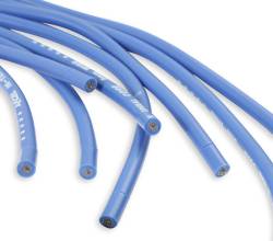 ACCEL 5040B Super Stock Spark Plug Wire Set 8mm Blue w/Blue Straight Boots