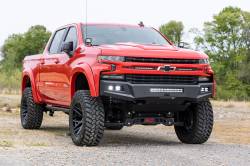 Rough Country Suspension Systems - Rough Country High Clearance Black Front Bumper 19-22 Silverado 1500 10757A - Image 5