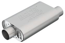 Borla - Borla 400844 ATAK CrateMuffler 3" Offset In/Center Out 4.35 x 9.10" Oval Chevy - Image 1