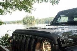 Bushwacker - Bushwacker Trail Armor Hood Stone Guard Black for Jeep JL/JT 14093 - Image 2
