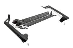 Rough Country Windshield Mount 50" LED Light Bar Kit for Wrangler JK 70504BL