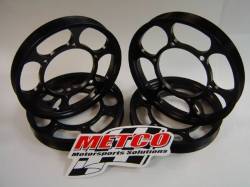 Metco Motorsports - Metco MCR0010V 10.0" 5.5-lb Interchangeable Crank Pulley Ring Camaro ZL1/CTS-V - Image 2