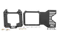 Rough Country Spare Tire Mount Relocation Plate Black 21-25 Ford Bronco 51055