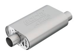 Borla - Borla 400826 ATAK CrateMuffler 2.5" Offset In/Center Out 4.35 x 9.10" Oval Chevy - Image 1