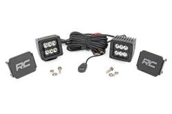 Rough Country Black Series 2" LED Light Pods-Spot Pair 70903BL