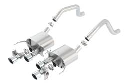 Borla - Borla 11903 ATAK Axle-Back Exhaust Quad Center Rear Exit for 15-19 Corvette 6.2L - Image 1