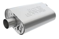 Borla - Borla 400843 CrateMuffler 3" Offset In/Center Out 4.35 x 9.10" Oval Chevy SB V8 - Image 1