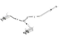 Borla - Borla 140595 ATAK Cat-Back Exhaust Dual Split Rear Exit for 15-21 WRX 2.0/2.5L - Image 1
