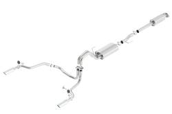 Borla - Borla 140614 Touring Cat-Back Exhaust Single Split Rear Exit 15-20 F150 2.7/3.5L - Image 1