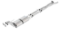 Borla - Borla 60637 2.75" In/3" Out S-Type Mid-Section Exhaust System for 17-19 F150 3.5 - Image 1