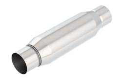 Borla - Borla 400937 CrateMuffler Resonator 2.25" Center In/2.25" Center Out 3.5" Round - Image 1