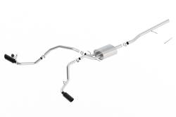 Borla - Borla 140546BC ATAK Cat-Back Exhaust Split Side Exit for 14-19 Sra/Silv 1500 5.3 - Image 1