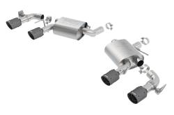 Borla - Borla 11925CFBA ATAK Axle-Back Exhaust Dual Split Rear Exit for 16-19 Camaro 6.2 - Image 1