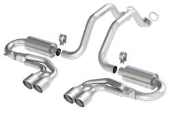 Borla - Borla 140038 S-Type Cat-Back Exhaust Dual Split Rear Exit 97-04 Corvette 5.7L V8 - Image 1