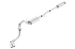 Borla - Borla 140617 Touring Cat-Back Exhaust Truck Side Exit for 15-20 Ford F150 - Image 1