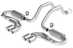 Borla - Borla 140039 S-Type Cat-Back Exhaust Dual Split Rear Exit 97-04 Corvette 5.7L V8 - Image 1