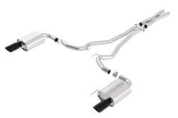 Borla - Borla 140591BC ATAK Cat-Back Exhaust One Split Rear Exit 15-17 Mustang GT 5.0L - Image 1