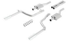 Borla - Borla 140407 ATAK Cat-Back Exhaust One Split RR Exit for 05-10 Charger/Chrysler - Image 1