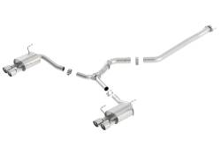 Borla - Borla 140418 ATAK Cat-Back Exhaust Dual Split Rear Exit for 11-14 Subaru WRX - Image 1