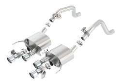 Borla - Borla 11875 ATAK Axle-Back Exhaust Quad Center Rear Exit 14-19 Corvette 6.2L V8 - Image 1