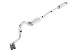 Borla - Borla 140617BC Touring Cat-Back Exhaust Truck Side Exit for 15-20 Ford F150 - Image 1