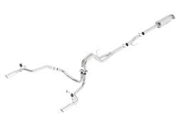 Borla - Borla 140616 ATAK Cat-Back Exhaust Single Split Rear Exit 15-20 F150 2.7/3.5L - Image 1