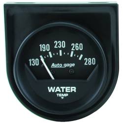 AutoMeter - AutoMeter 2361 Autogage Water Mech Temp Gauge 130-280F/6' 2-1/16" Short Sweep - Image 1