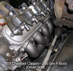 Hooker BlackHeart - Hooker BlackHeart 8501-3HKR LS Swap Exhaust Manifolds Black Ceramic Finish - Image 3